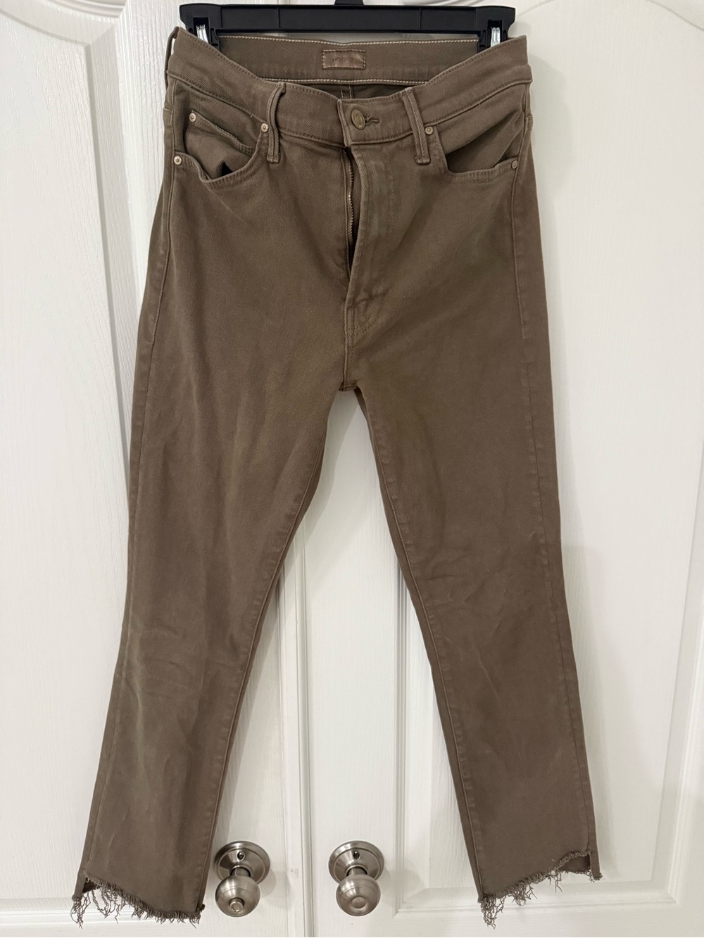 MOTHER High Waisted Rascal Ankle Step Fray Jean - Picture 2 of 5
